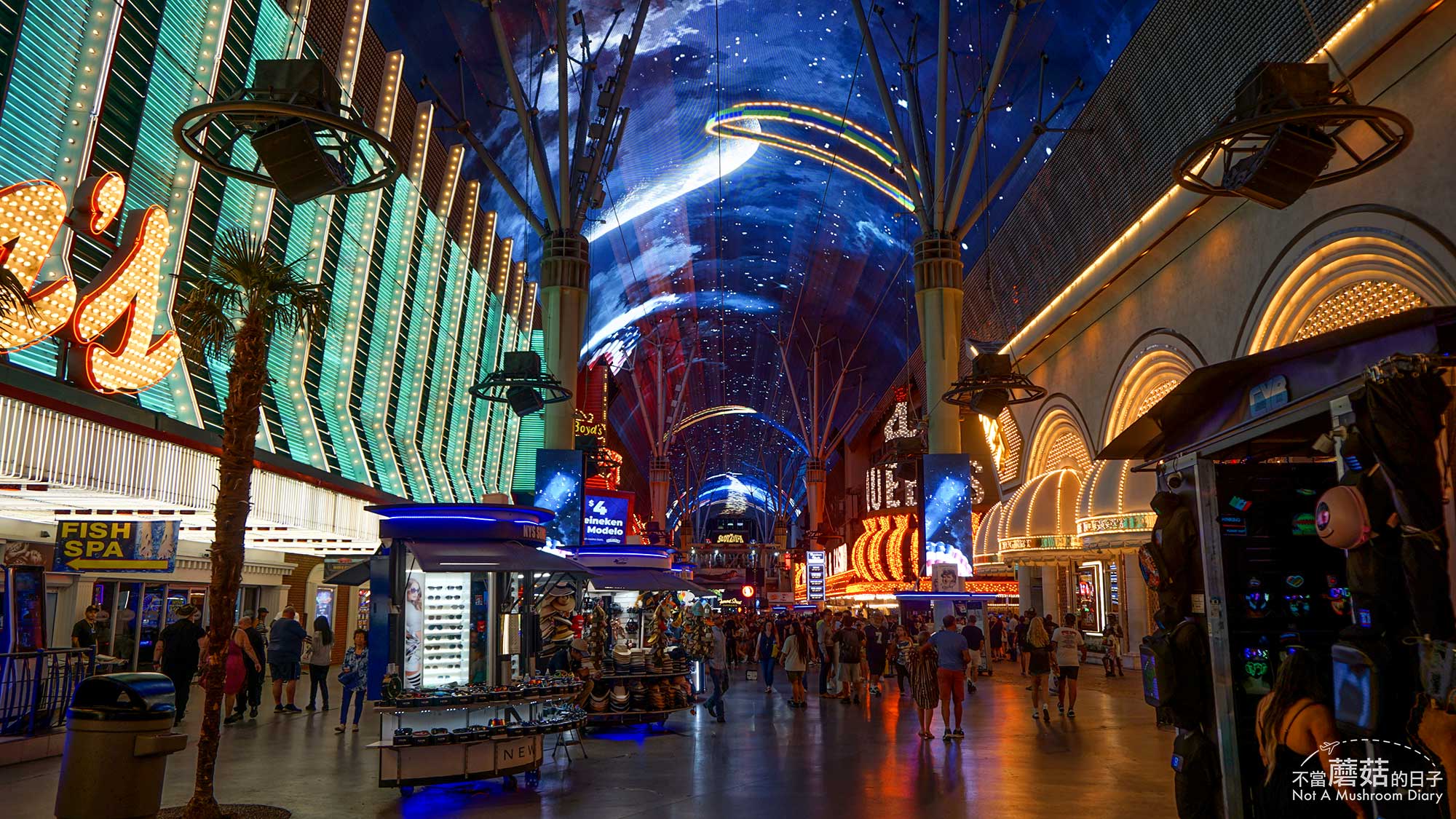 拉斯維加斯 賭城 景點 弗蒙街 交通 必吃 Fremont Street