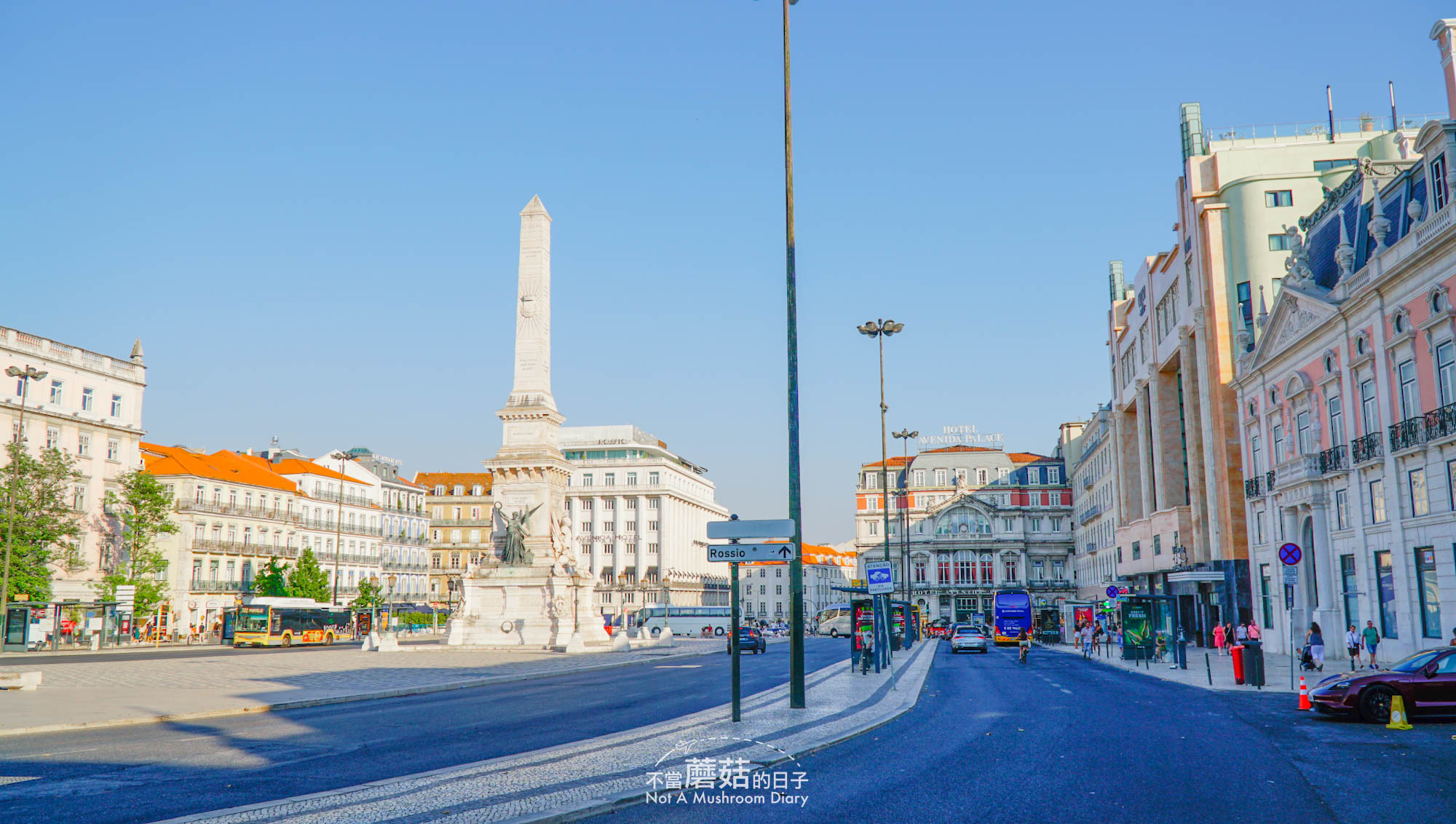 里斯本 葡萄牙 景點 推薦 自由行 自由大道 Av. de Liberdade 光復廣場 Praça dos Restauradores 羅西歐廣場 Rossio 奧古斯塔街 R. Augusta 商業廣場 Praça do Comércio