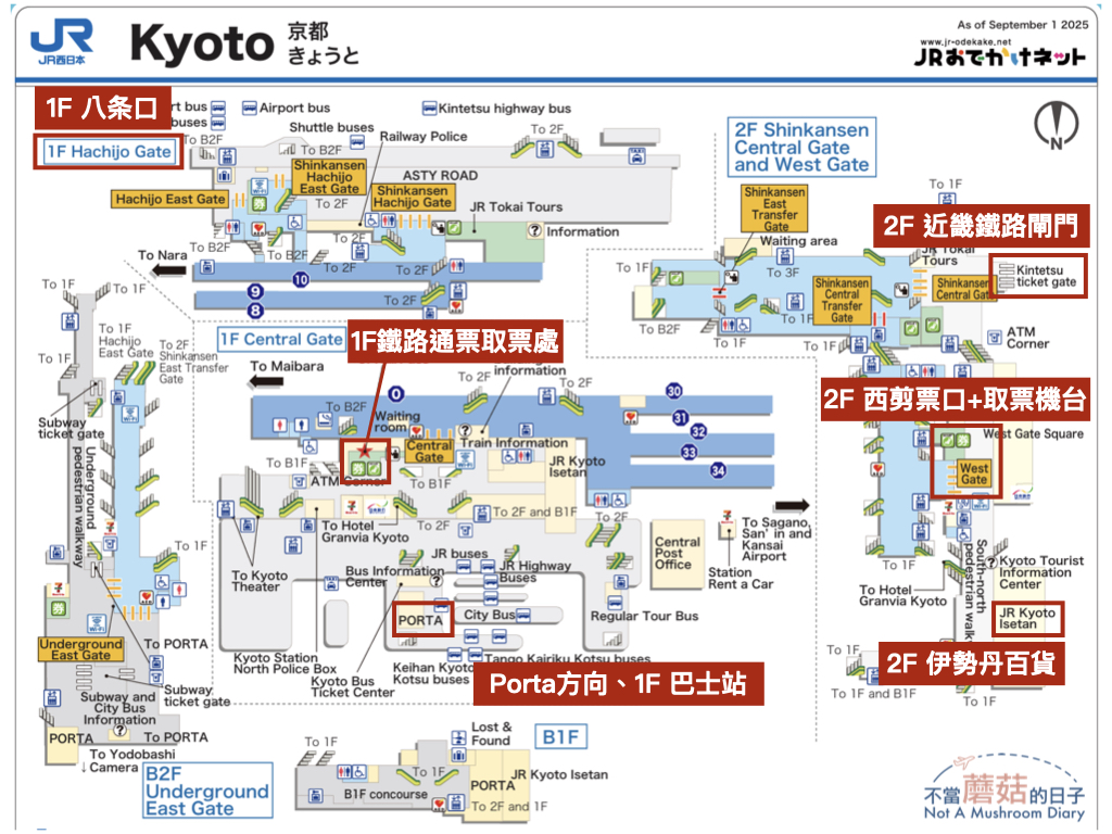 關西機場 京都 交通 Haruka 直達 時刻表 買票 優惠票 取票 JR West QR
