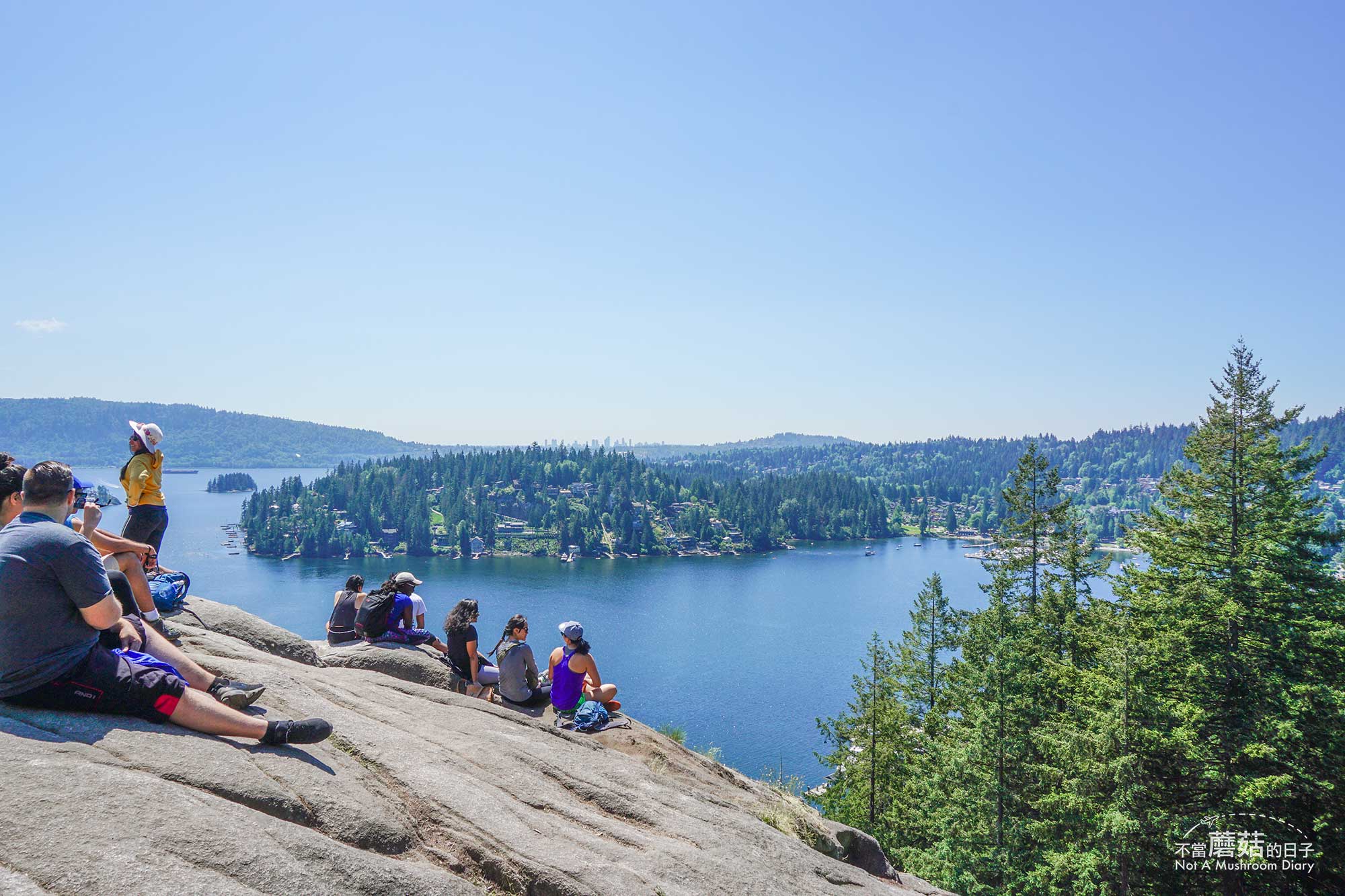 溫哥華 加拿大 景點 爬山 健行 步道 Deep Cove Quarry Rock